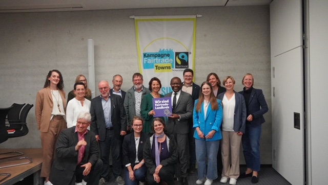 Gruppenbild Let's talk fair, Foto: Stadt Mengen