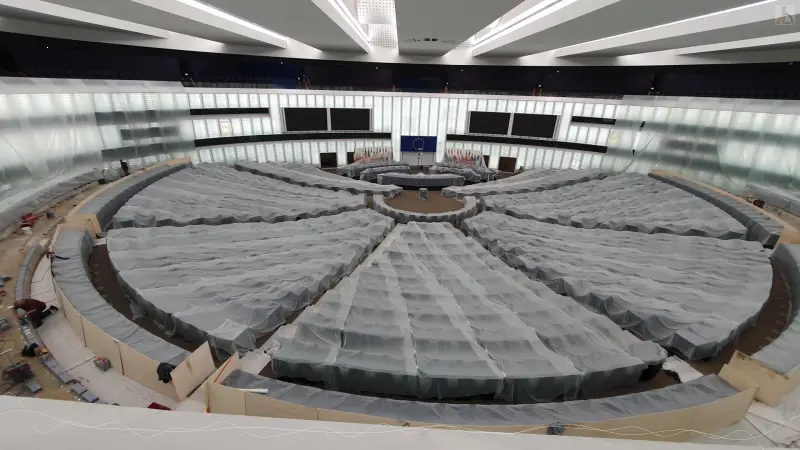 Baustelle Plenarsaal