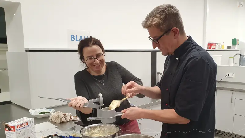 Selbstgemachte Sptzle