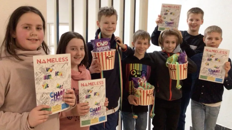 AG-TeilnehmerInnen prsentieren ihr Werk