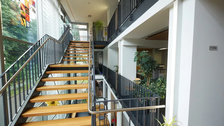 Treppenhaus im Schlerhaus