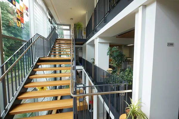 Treppe im Schülerhaus