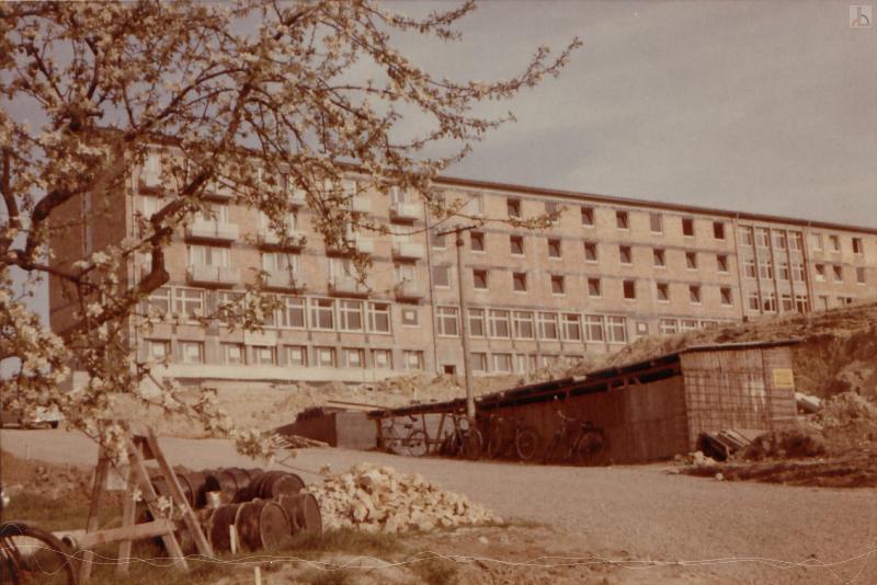 Altes Farbfoto vom A-Bau