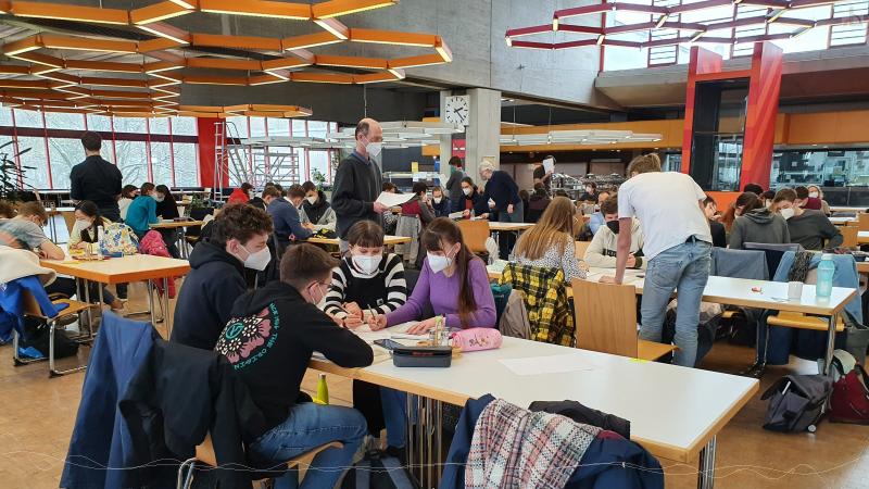 Mathe-Leistungskurs beim Wettknobeln